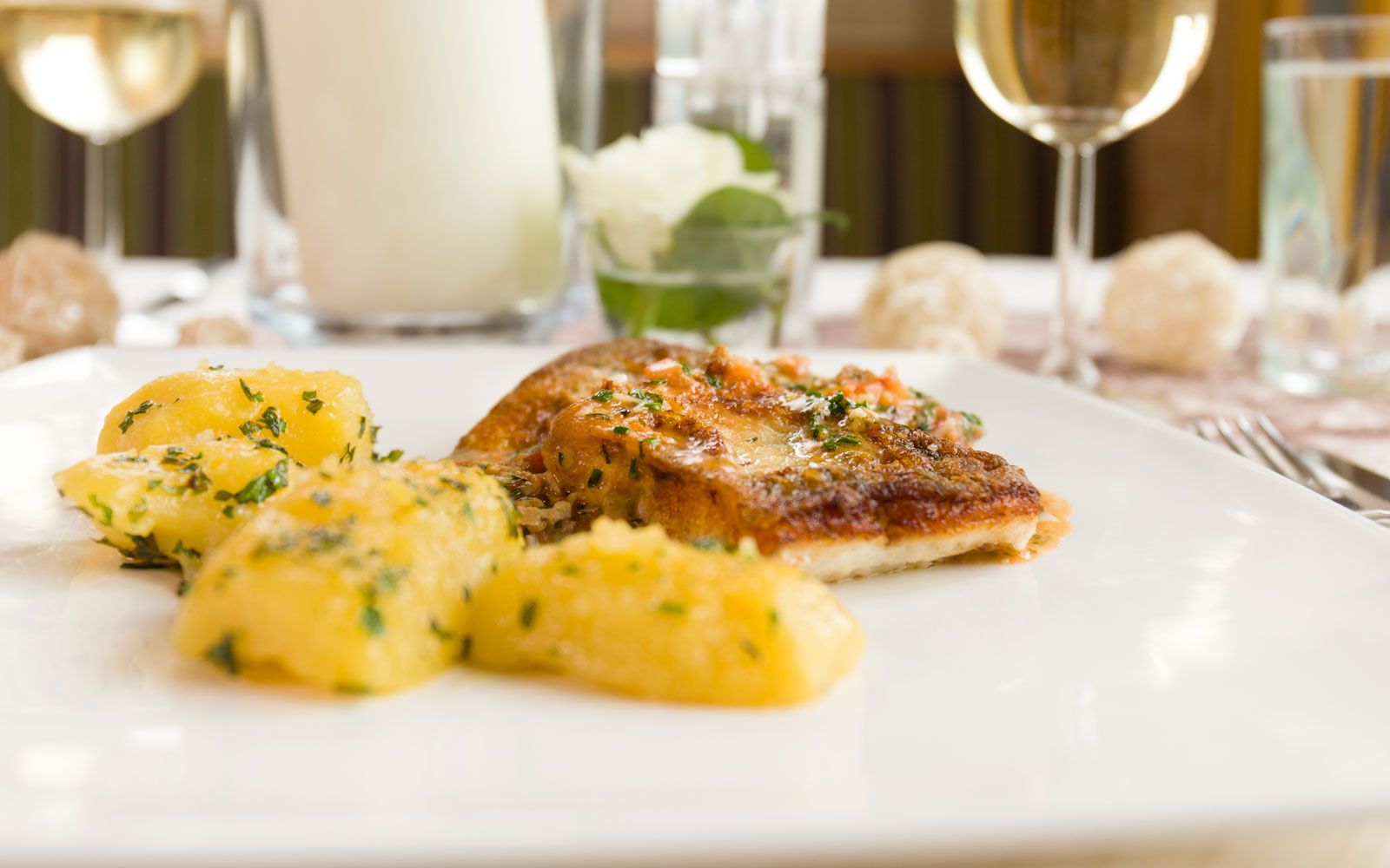 Gegrilltes Zanderfilet
