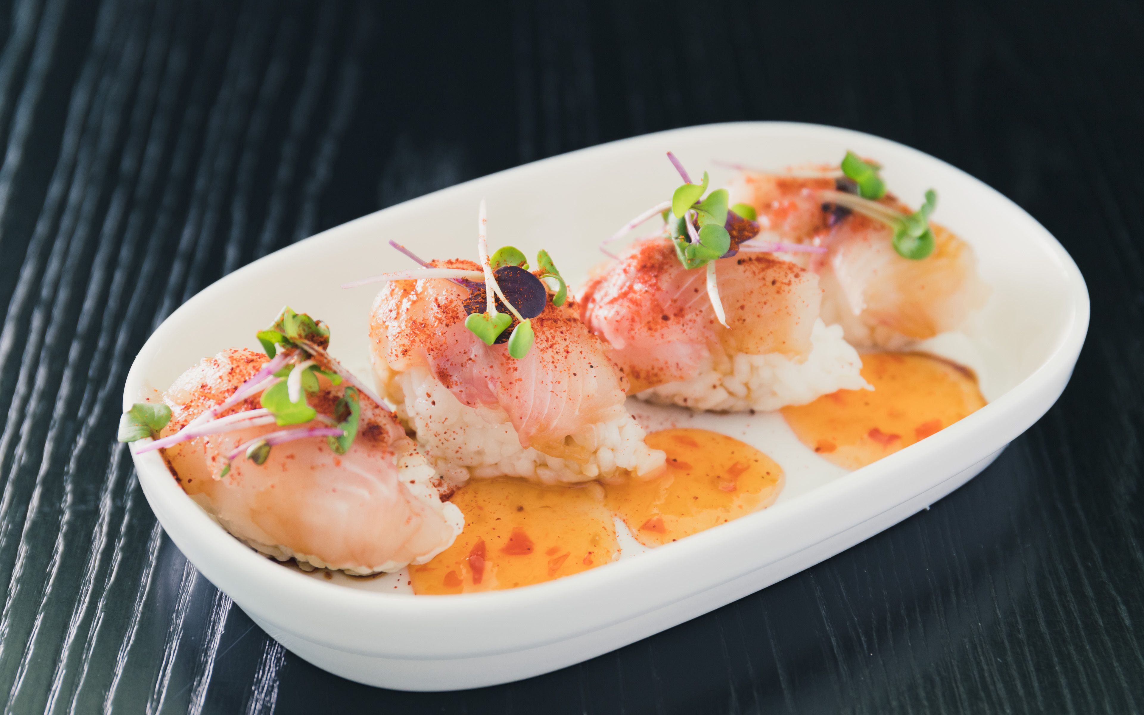 Nigiri mit Seesaiblingsfilet