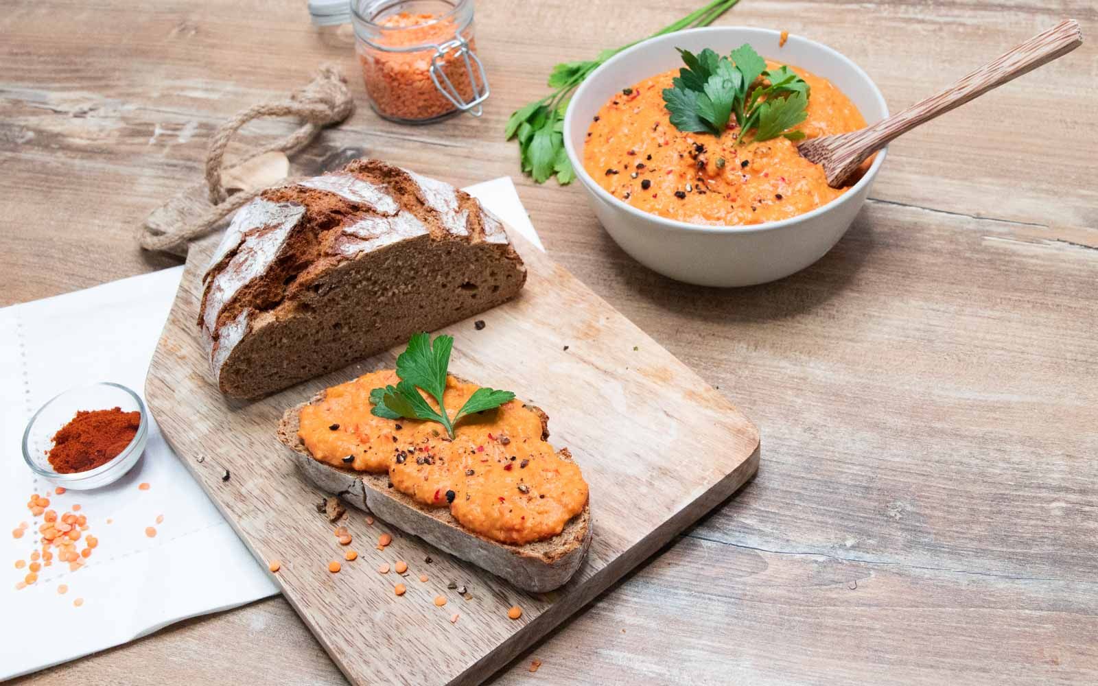 Linsen-Paprika Aufstrich | 7Hauben