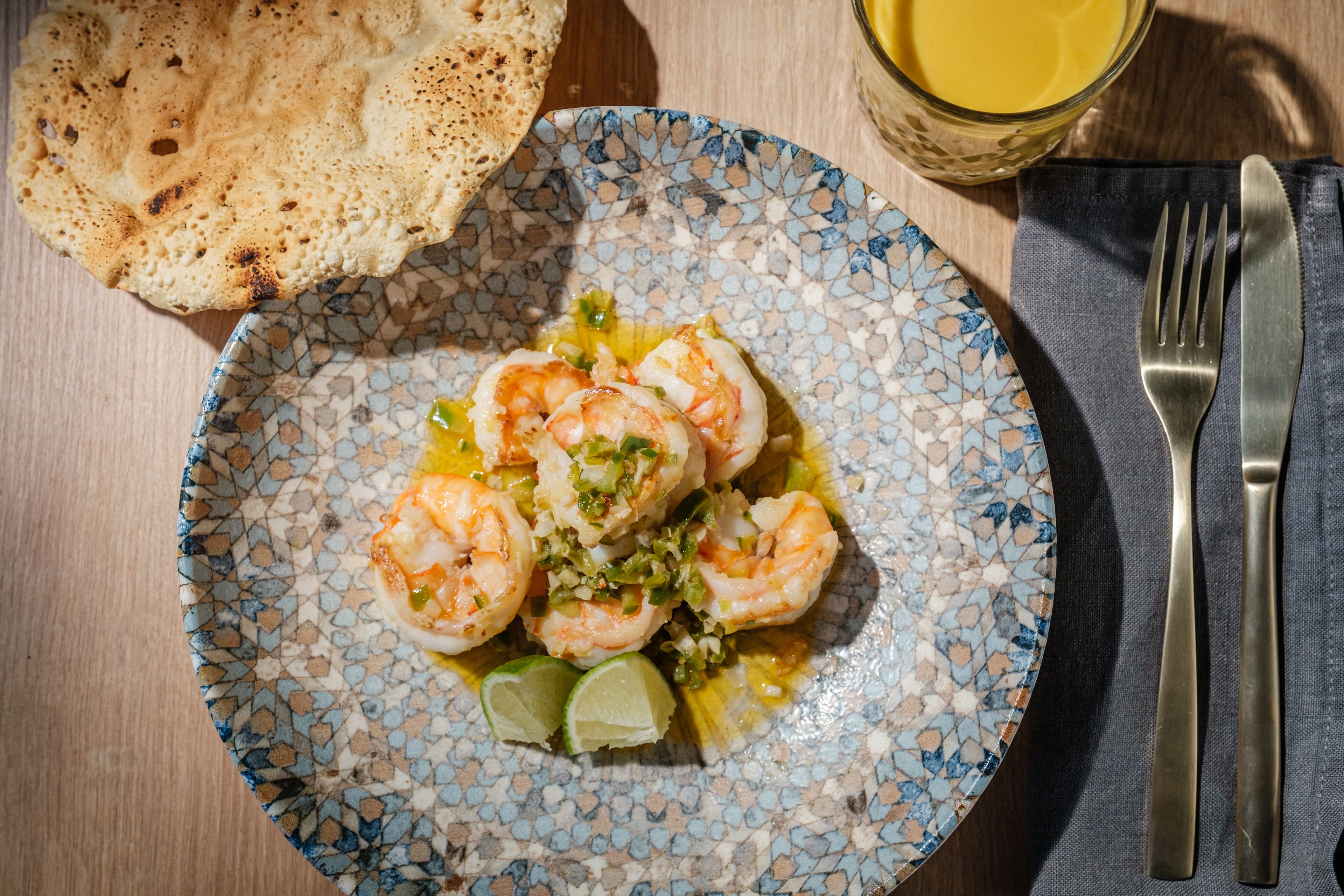 Garnelen in Knoblauchbutter