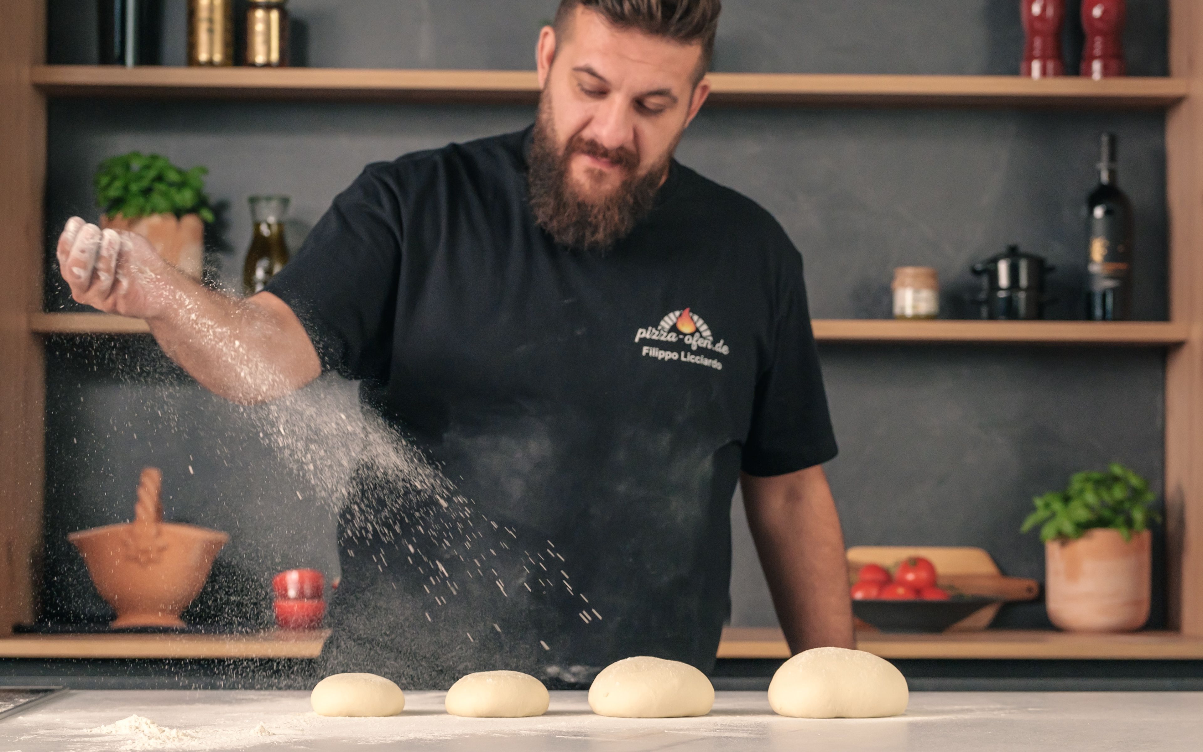 Pizzateig mit Semola