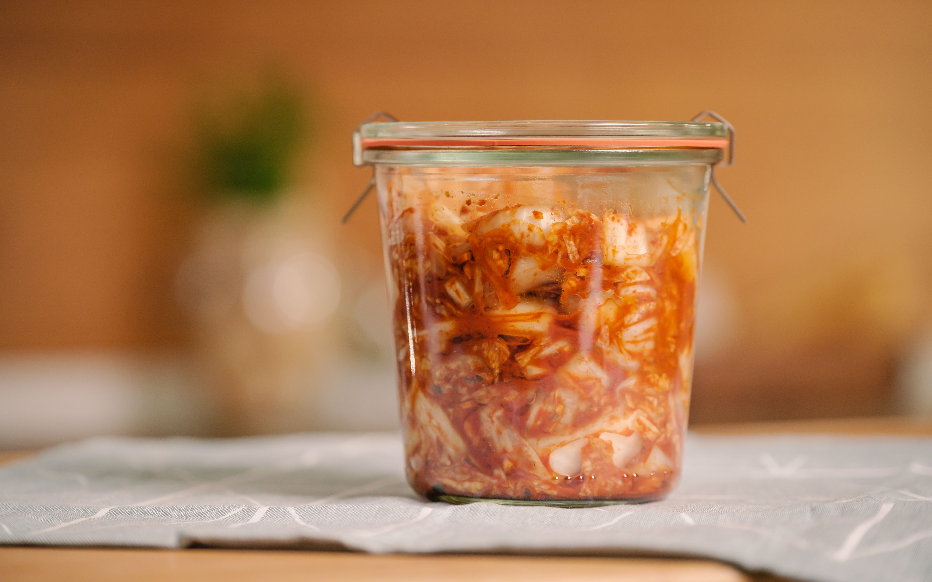 Traditioneller Chinakohl-Kimchi