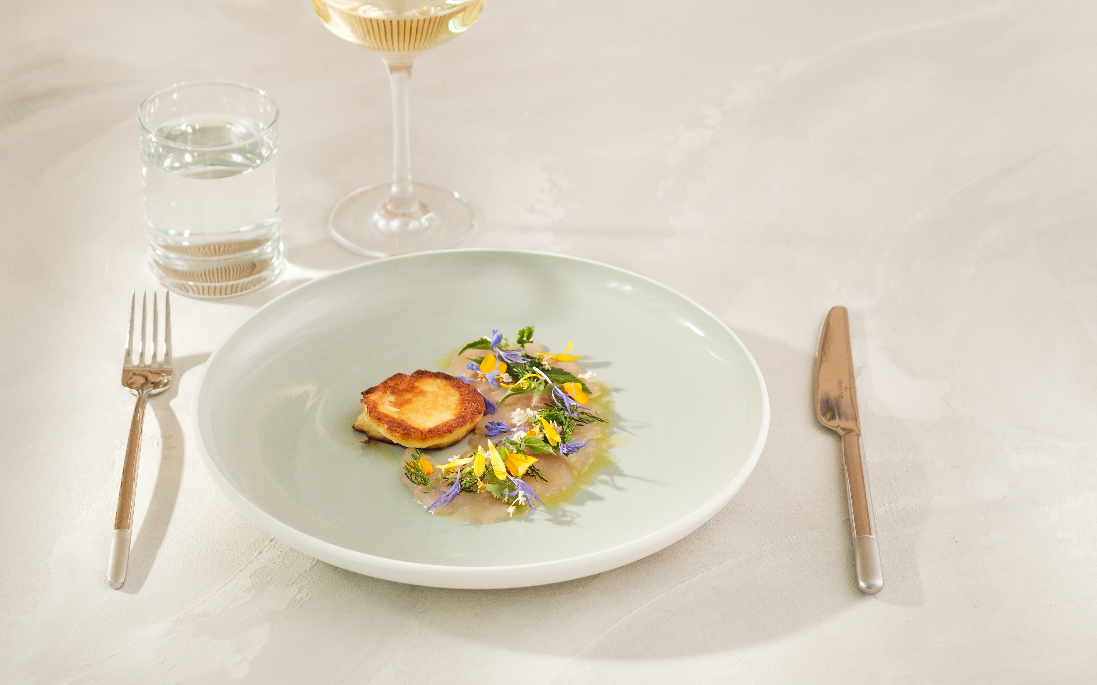 Sashimi vom Seesaibling | Rezept von Hannes Müller Sashimi vom Seesaibling | Rezept von Hannes Müller