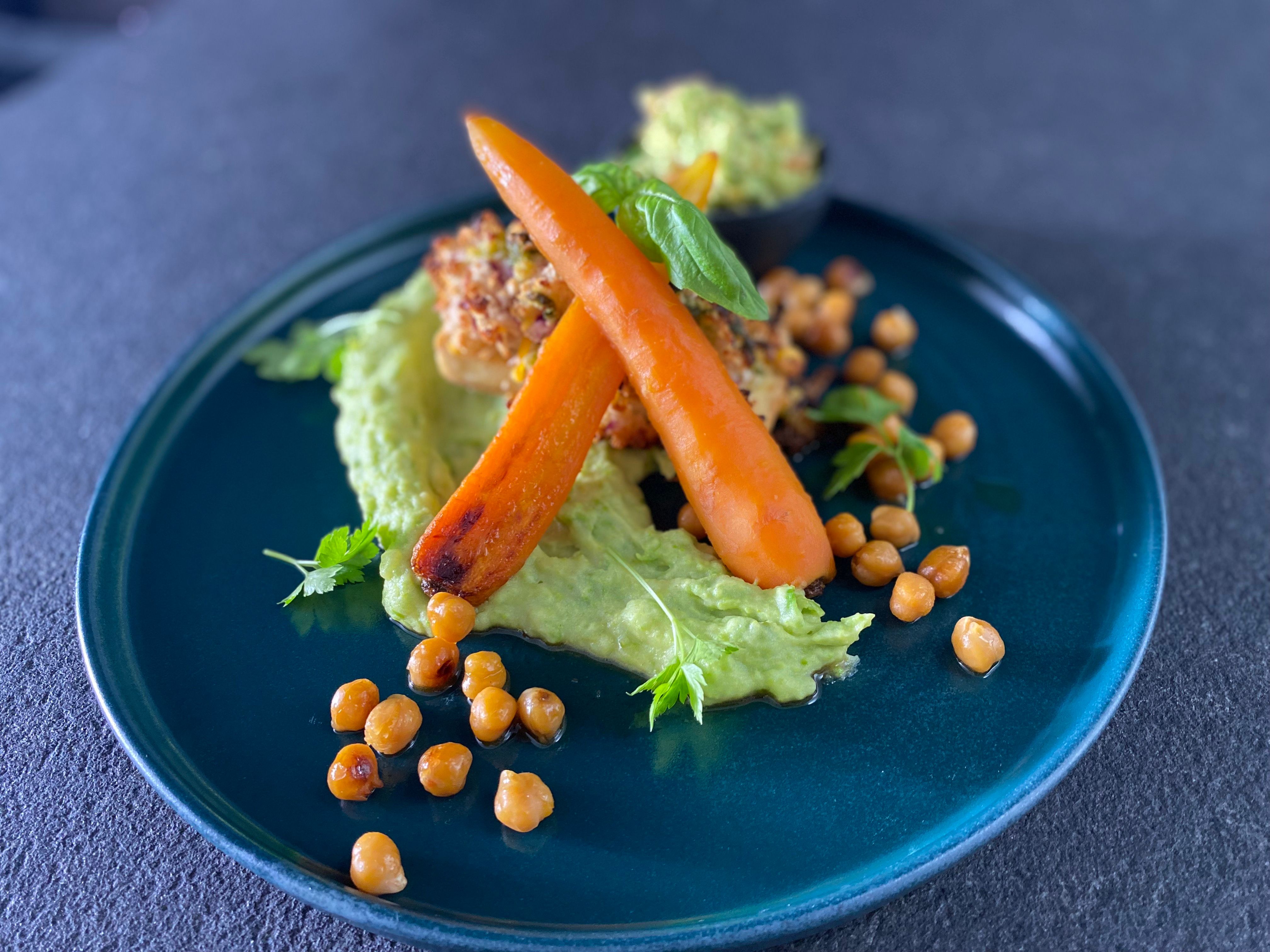 Gratinierter Tofu